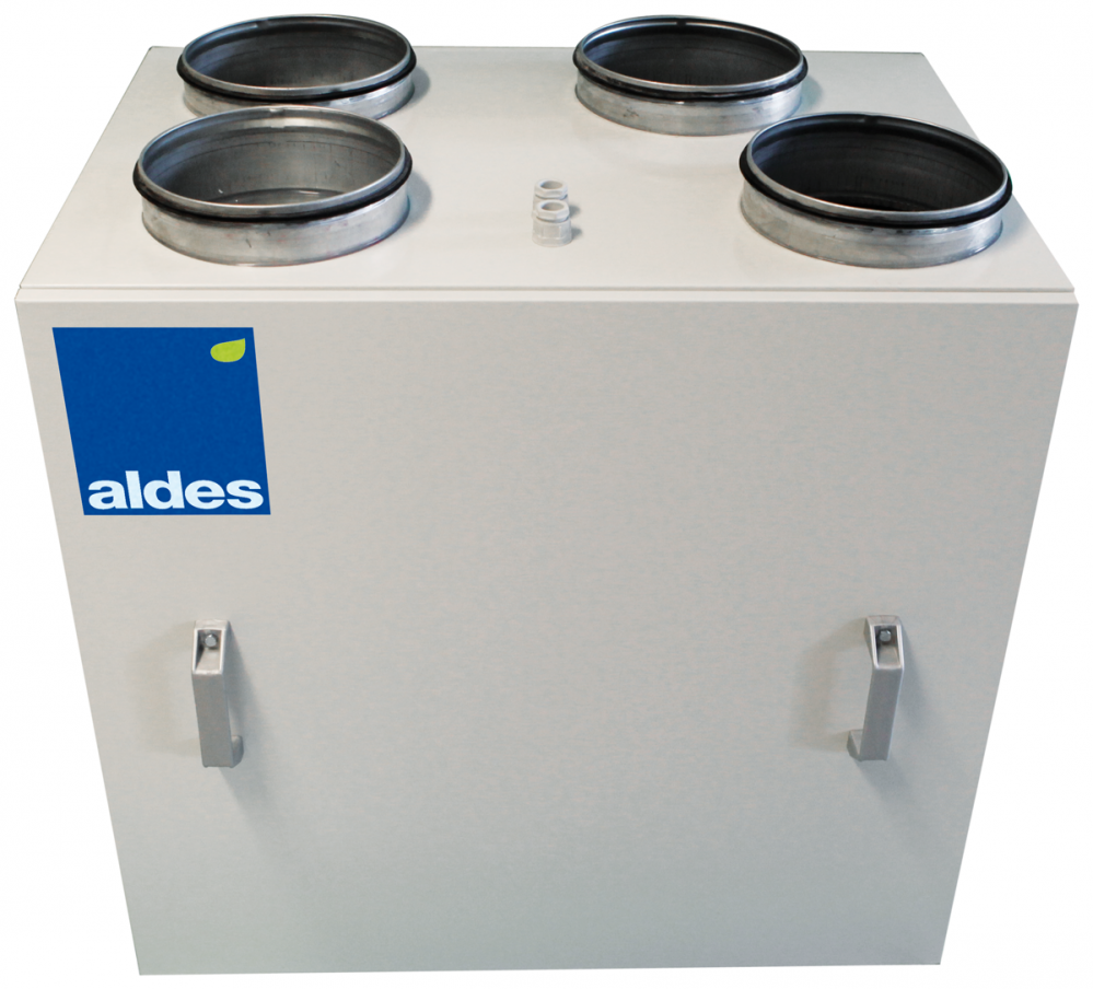 D-systeem - WTW balansventilatie tot 2000 m³/h - Aldes-DFE-Top-450